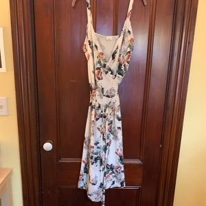 Aritzia Wilfred Astere Floral Midi Wrap Dress L
